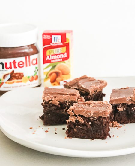 nutella brownies