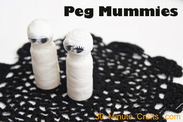 peg mummy dolls