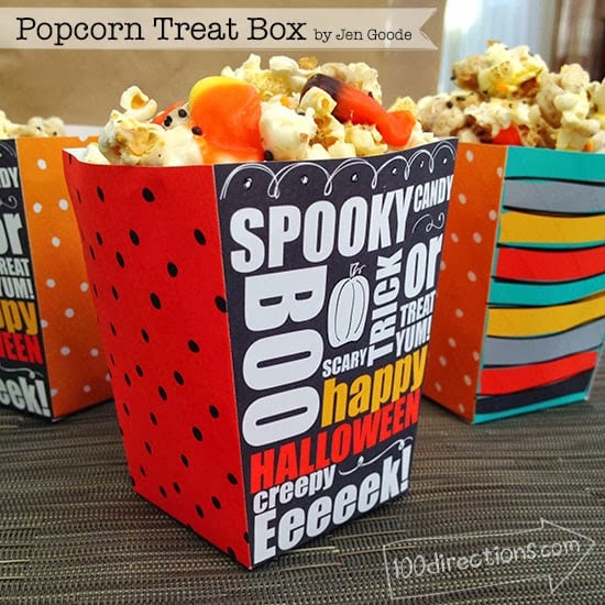 halloween popcorn box