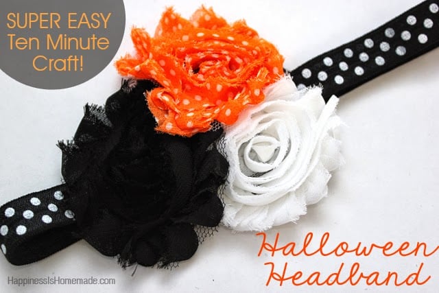 halloween flower headband