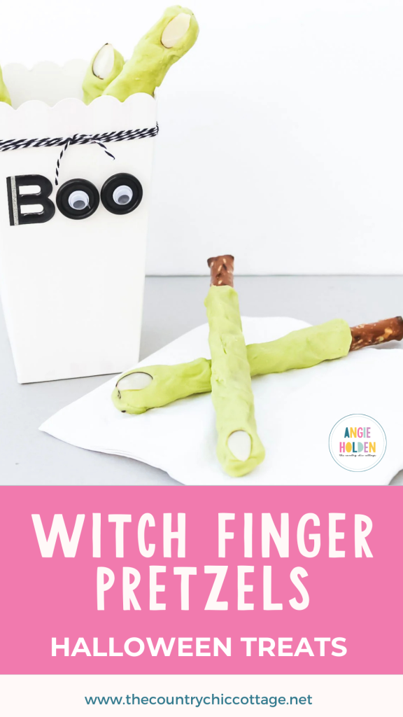 witch finger pretzels