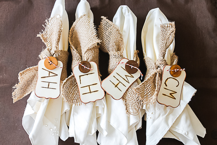 farmhouse napkin rings