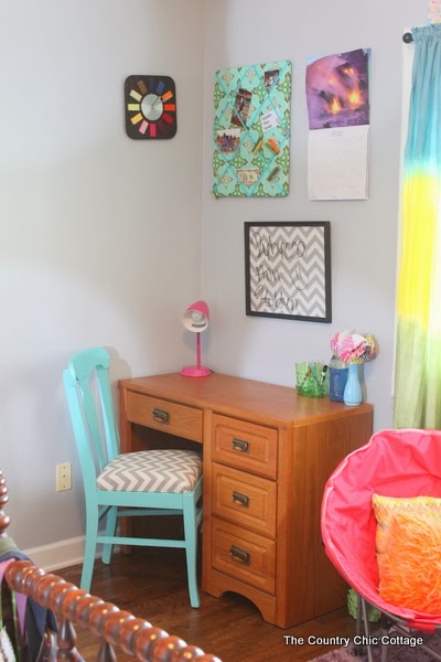 A fun and colorful teen room reveal with tons of DIY ideas. A great room on a budget with ideas for everyone!