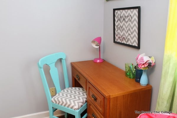 A fun and colorful teen room reveal with tons of DIY ideas. A great room on a budget with ideas for everyone!