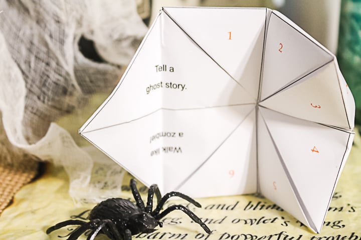 cootie catcher for halloween