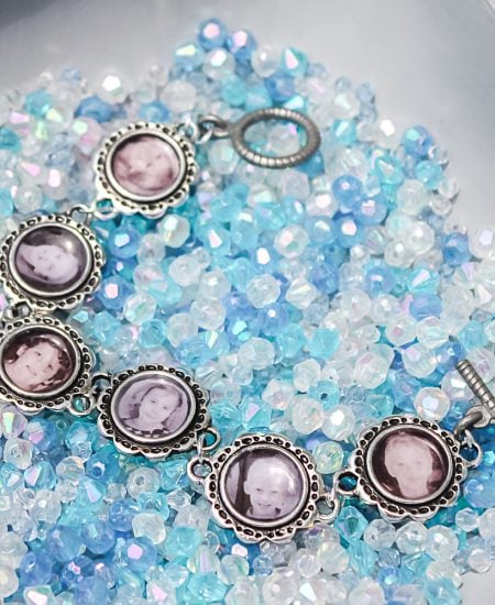 photo charm bracelet