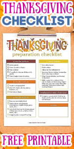 Thanksgiving Checklist: The Free Printable You Need - Angie Holden The ...
