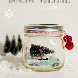 Car in Jar Snow Globe by It All Started With Paint