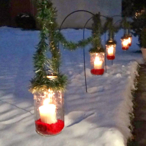 DYI Easy Ball Jar Lanterns by Finch Rest