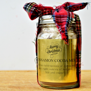 Homemade Gift Cinnamon Cocoa Mix by Mad in Crafts