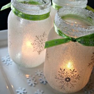 Mason Jar Lights Homemade Holiday Inspiration by Hoosier Homemade