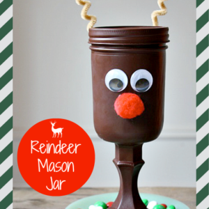 Reindeer Mason Jar by Yesterday On Tuesday