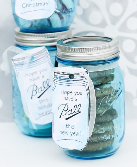 ball mason jar gift tags