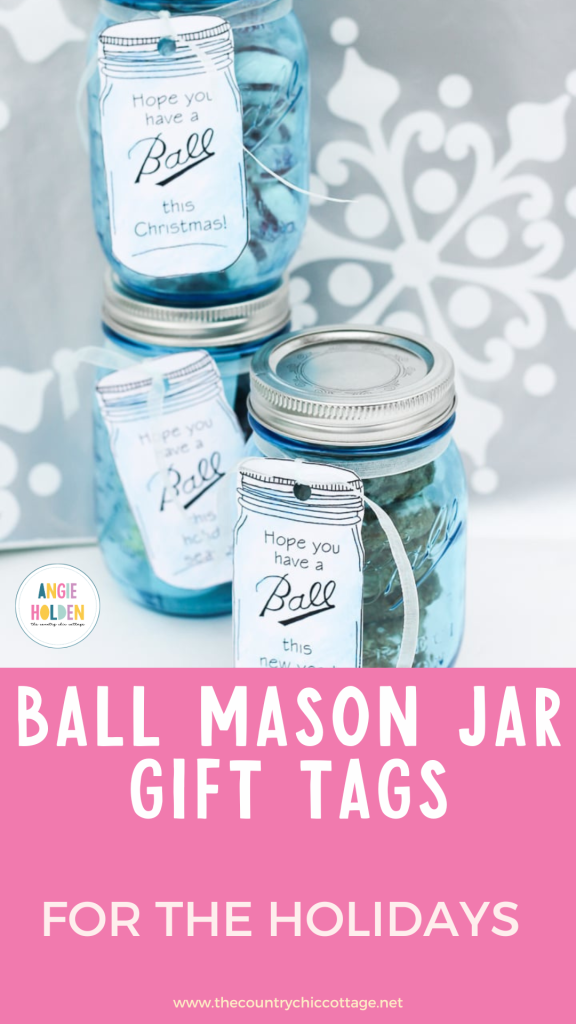 ball mason jar gift tags