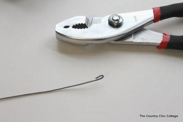 image of pliers and floral wire