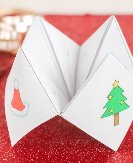 holiday cootie catcher