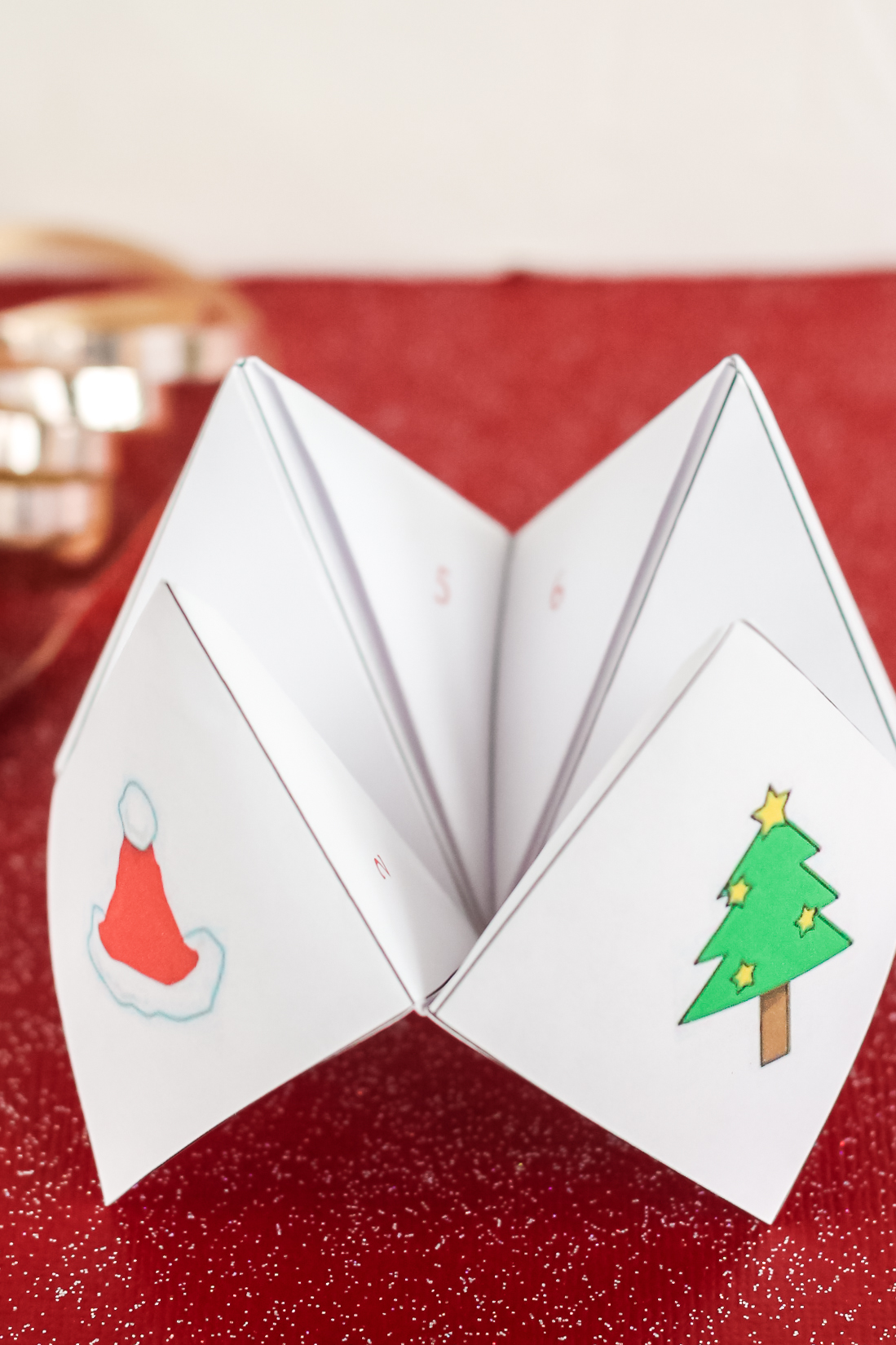 christmas cootie catcher