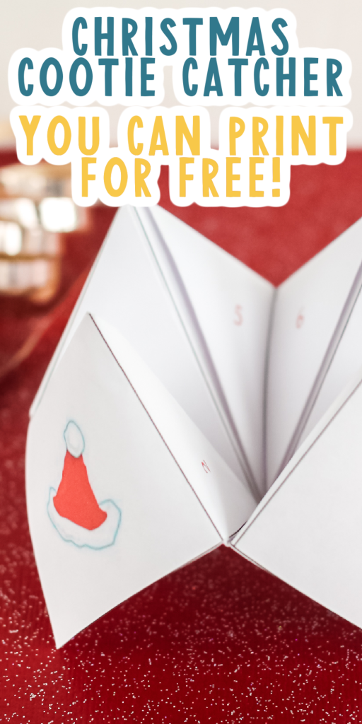 Christmas Cootie Catcher Free Printable For You Angie Holden The Country Chic Cottage