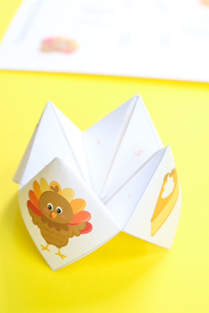 thanksgiving cootie catcher