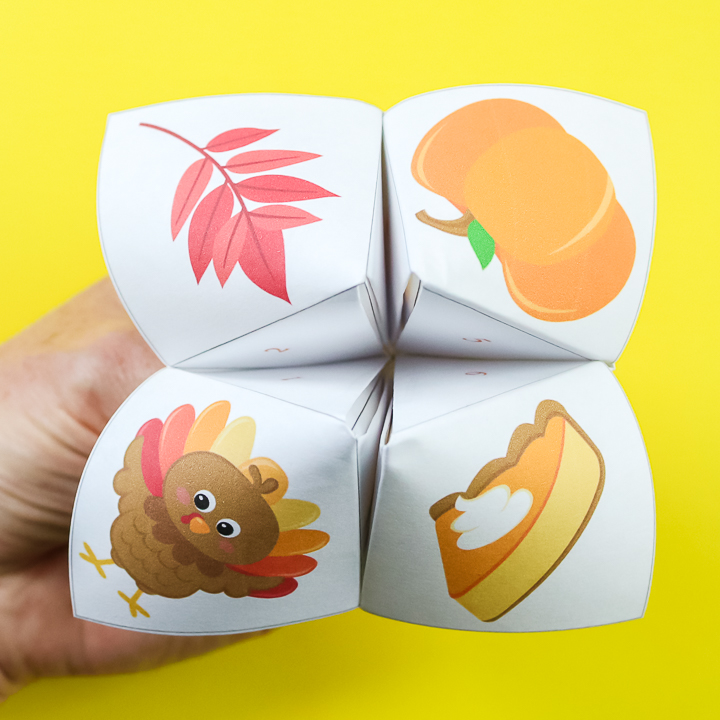 Thanksgiving Cootie Catcher Free Printable - Angie Holden The Country Chic  Cottage
