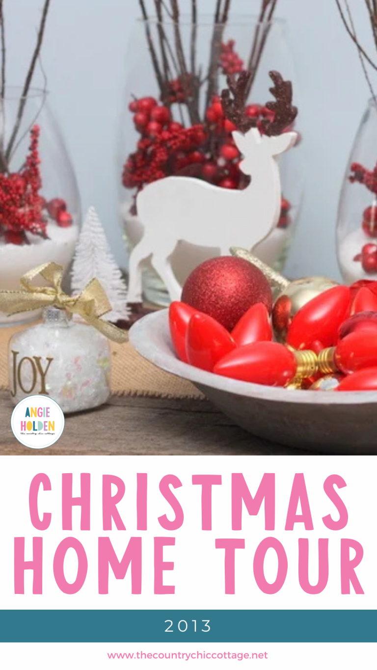 Christmas Home Tour 2013 - Angie Holden The Country Chic Cottage