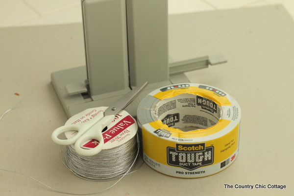 supplies needed to make a duct tape bow