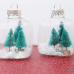 mini snow globe ornaments