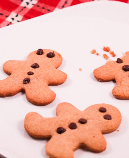 peanut butter and chocolate gingerbread cookies