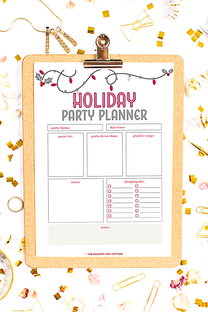 holiday party planner