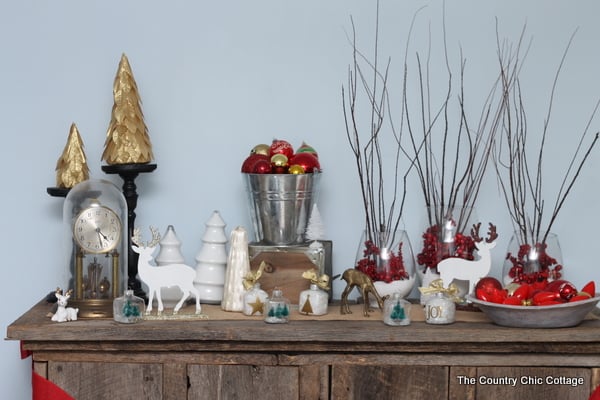 The Country Chic Cottage Christmas Home Tour 2013 -- a rustic country farmhouse home tour with tons of pictures you don't want to miss.