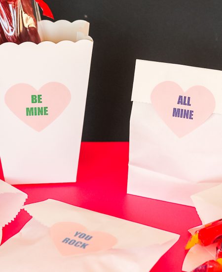 free printable heart shaped labels for treats