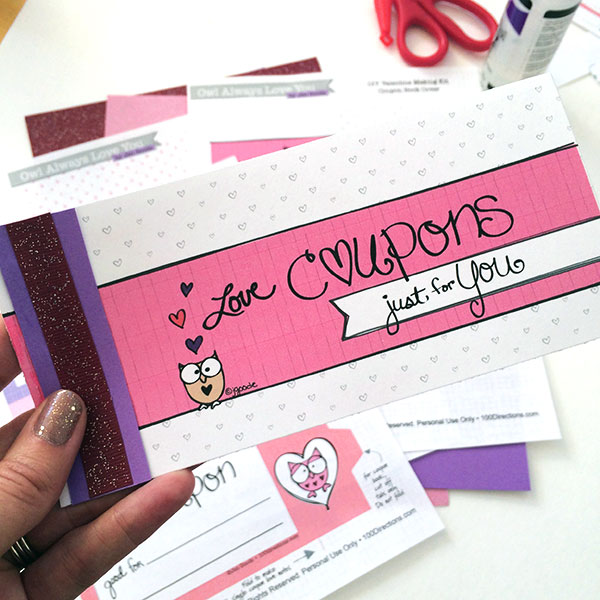 Valentine's coupon book free printable