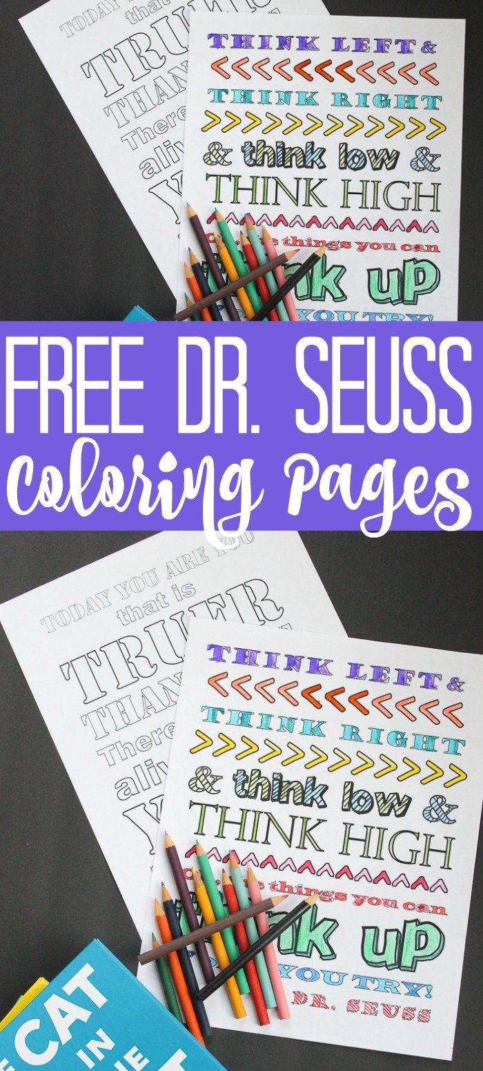 Dr. Seuss Coloring Pages