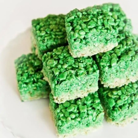 ombre rice krispie treats