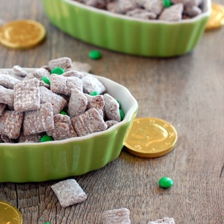 st patrick's day muddy buddies