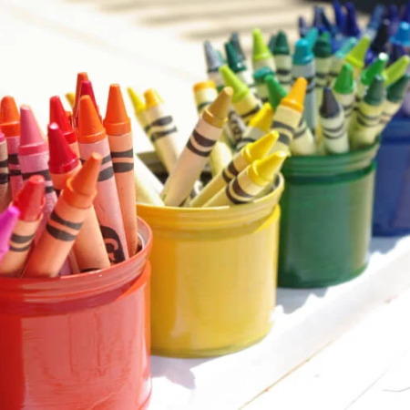Upcycled Montessori-Style Crayon Holder {Tutorial} by Happiness is Homemade