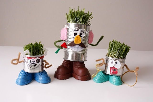 Mr. Recycle Head Man by Delia Creates