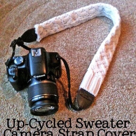 Up-Cycled Sweater Camera Strap Cover by That's What Che Said