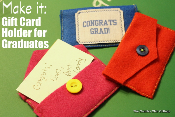 Gift card holder for Graduates -- make this personalized handmade gift card holder for the graduate in your life.