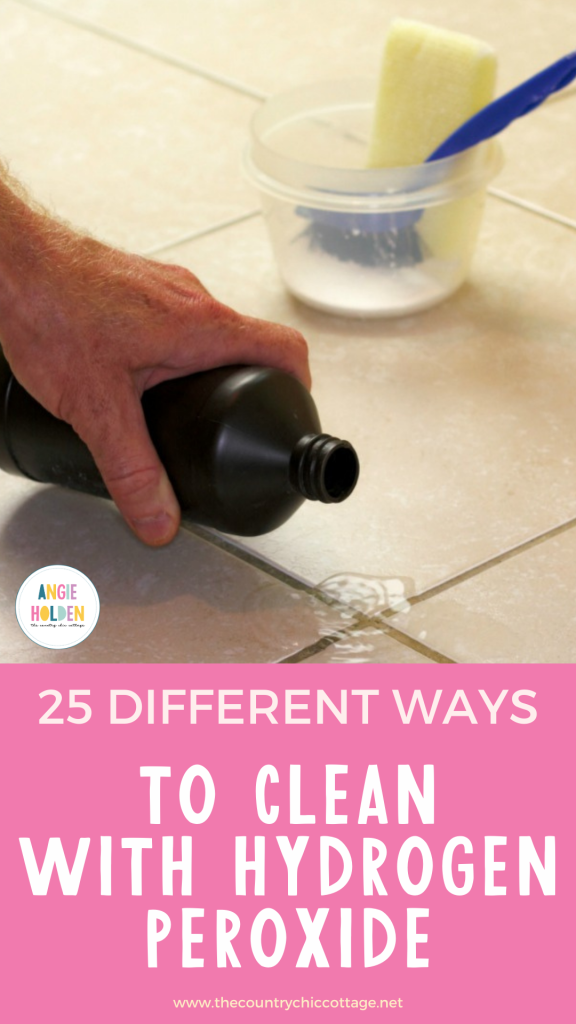 how to clean with hydrogen peroxide