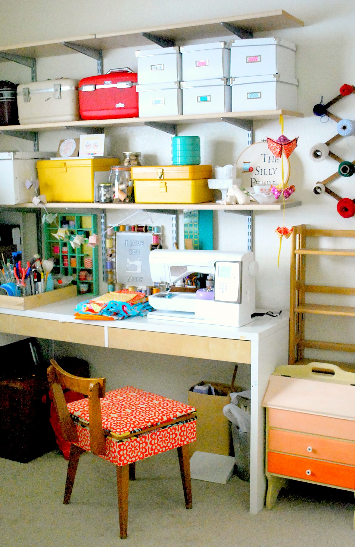 Cricut Craft Room: Ideas for Organizing - Angie Holden The Country Chic  Cottage