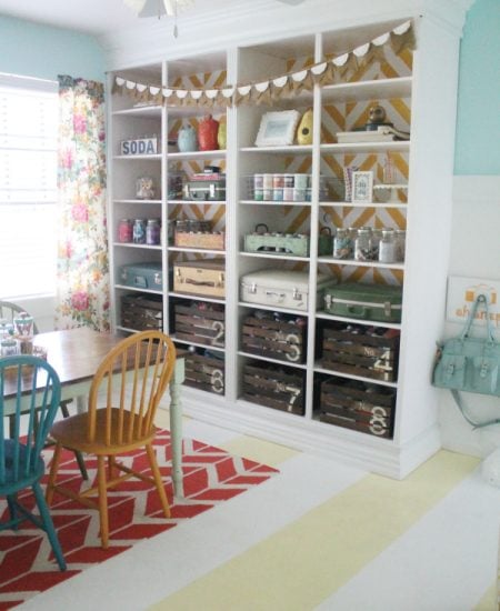 Organized Craft Room Tours -- tours of fabulous craft rooms with tons of ideas for organization.