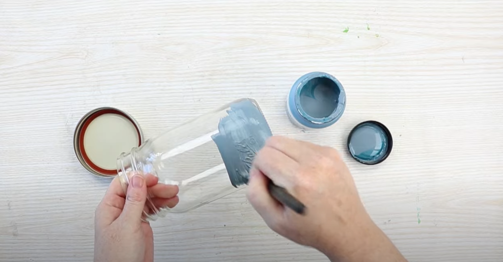 painting a jar