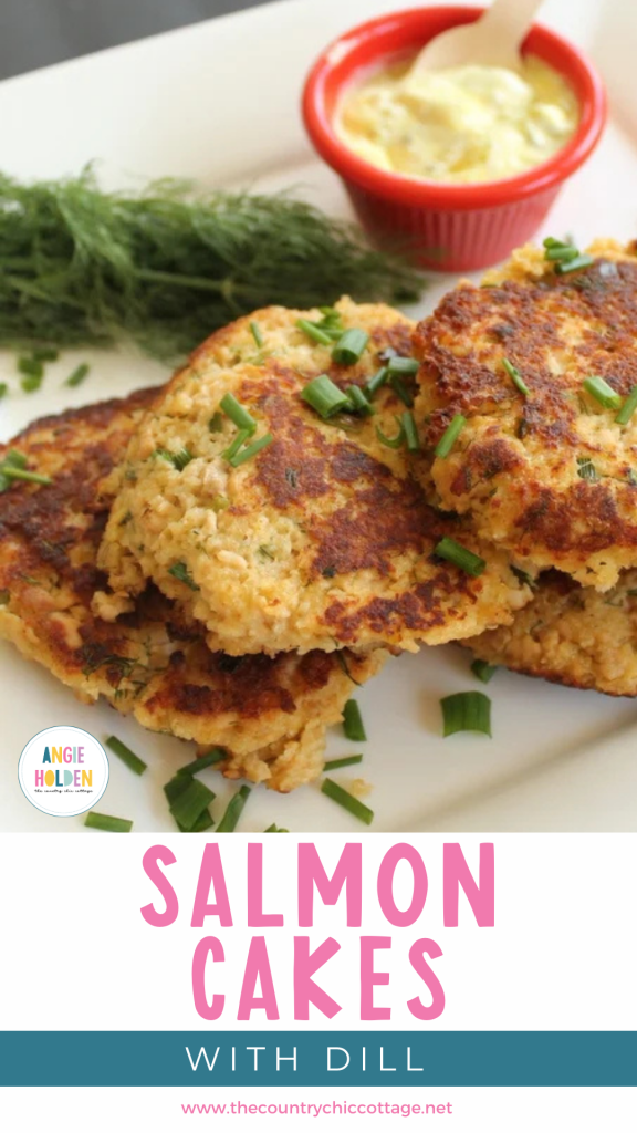 salmon cakes with dill
