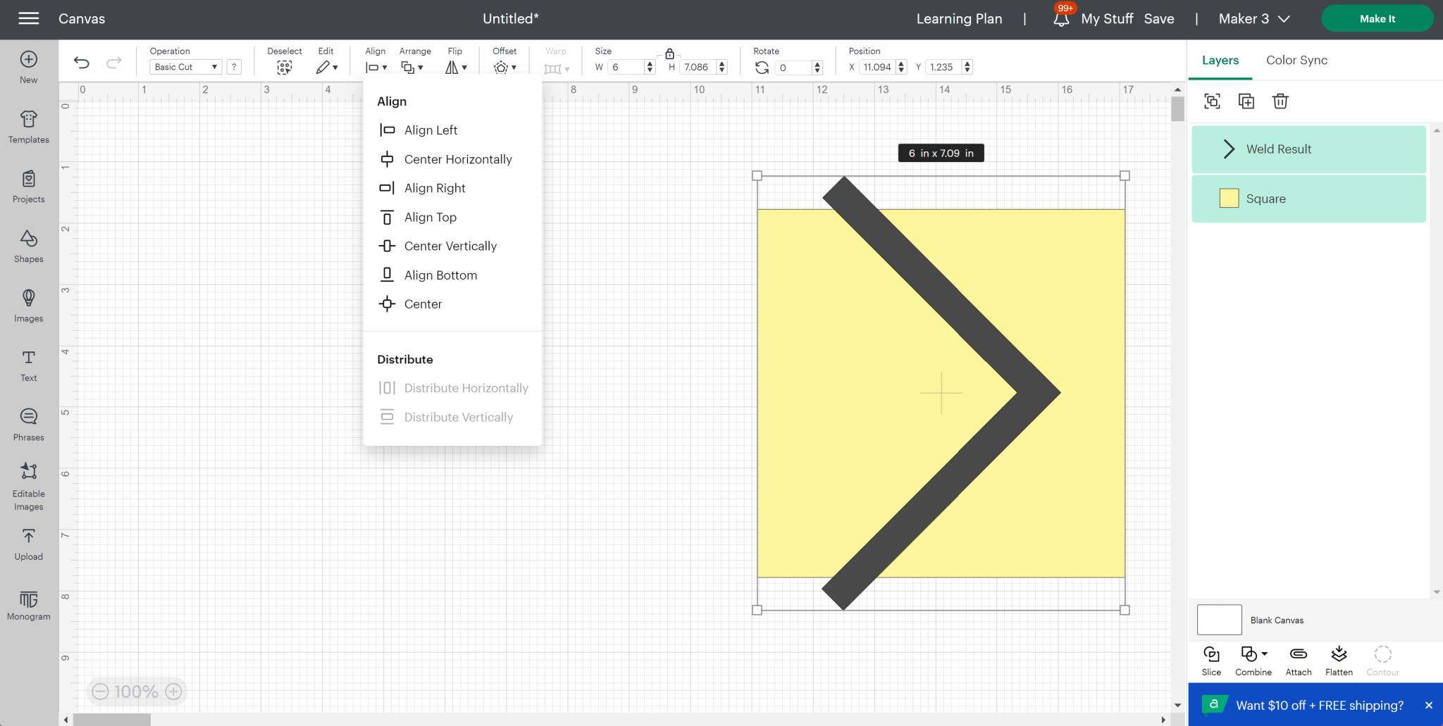 slicing arrow ends