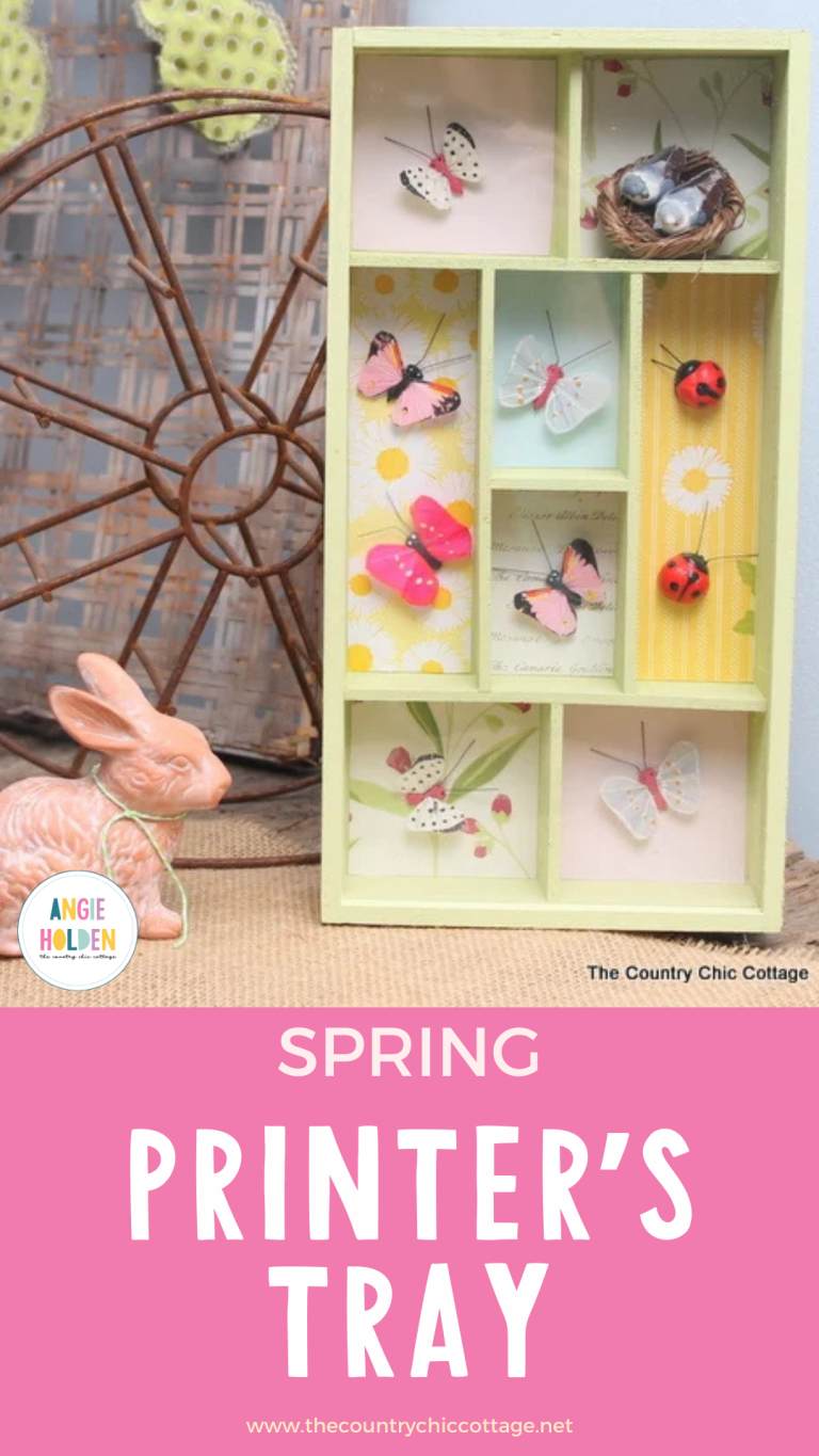 Spring Printer's Tray - Angie Holden The Country Chic Cottage