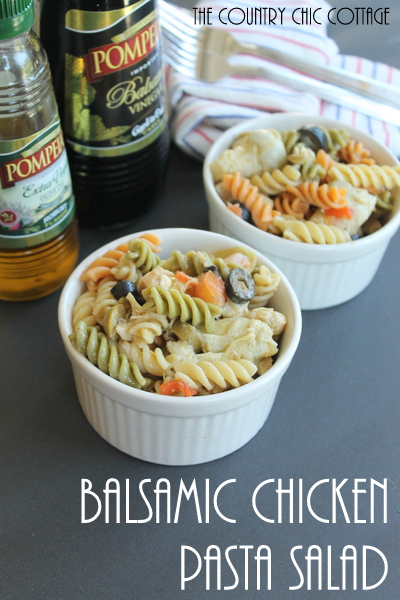 balsamic chicken pasta salad