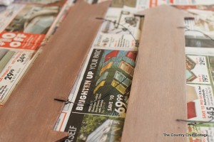 Two rustic wooden wedding signs