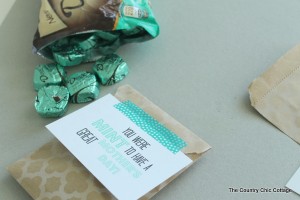 One bag with a free printable