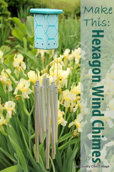 Make this: Hexagon Wind Chimes - Angie Holden The Country Chic Cottage